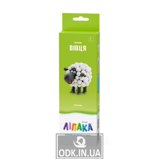 Self-hardening plasticine set, LIPAKA - Sheep