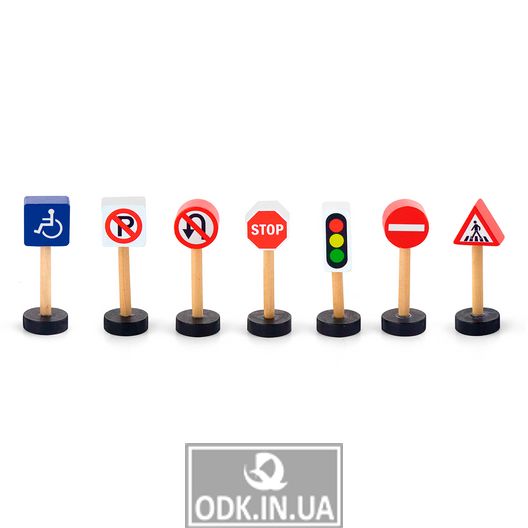 Set for the Viga Toys Railway Road Signs (50817)
