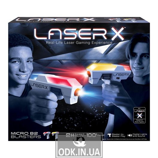 Game set for laser fights - Laser X Micro for two players