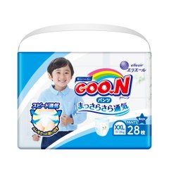 Трусики-подгузники Goo.N для мальчиков коллекция 2019 (Размер XXL, 13-25 кг)