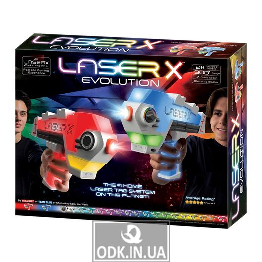 Laser X Evolution game set for two players