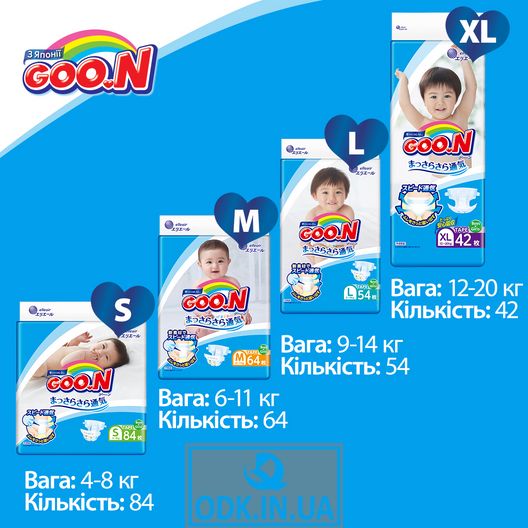 Goo.N diapers for children collection 2020 (S, 4-8 kg)