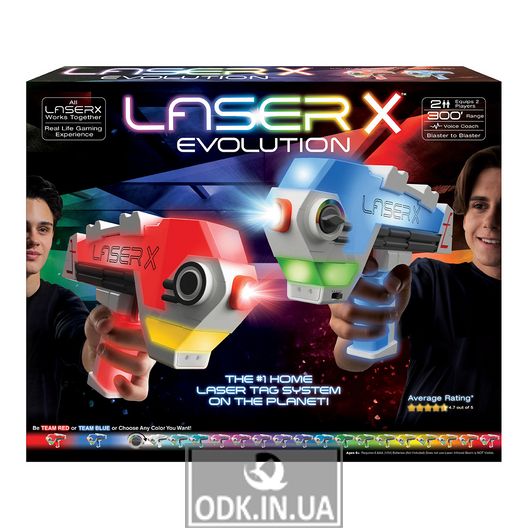 Laser X Evolution game set for two players