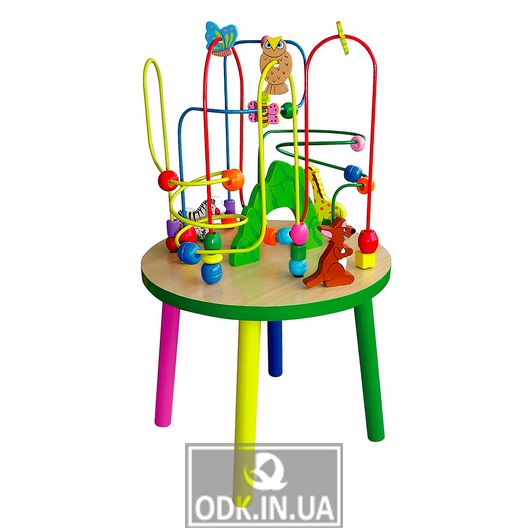 Деревянный игровой центр Viga Toys Столик с лабиринтом (58971)