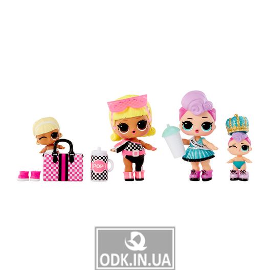Ігровий набір з ляльками L.O.L. Surprise! серії Color change Me&My" 2в1 – Крихітка та сестричка"