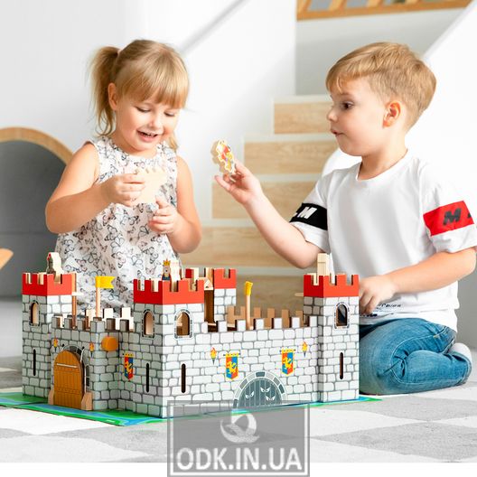 Деревянный игровой набор Viga Toys Игрушечный замок (50310)