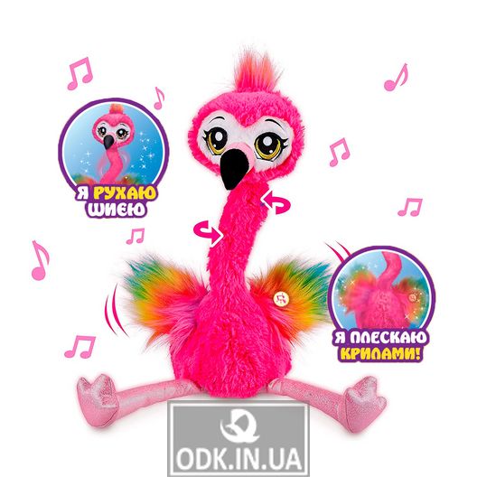 Interactive game set Pets Alive - Cheerful Flamingo