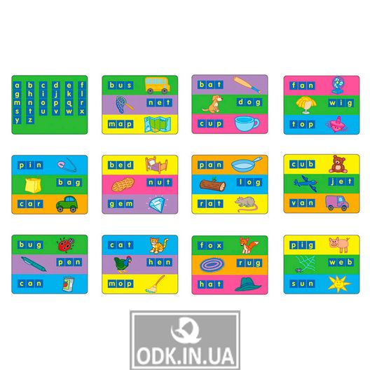 Gigo Work Card Set for English Letters 1401 (1402)