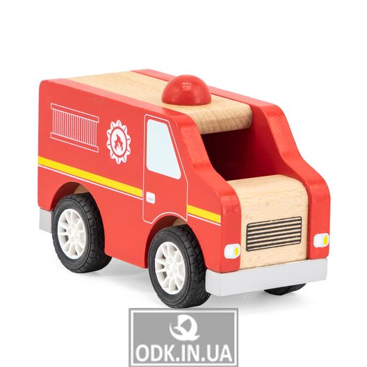Дерев'яна машинка Viga Toys Пожежна (44512)