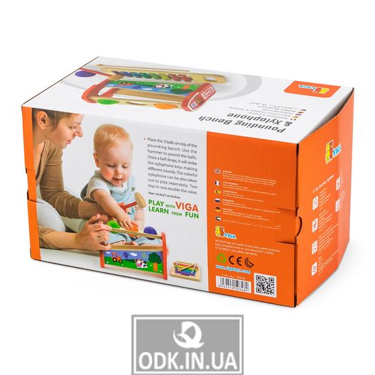 Viga Toys Beads and Xylophone (50348)
