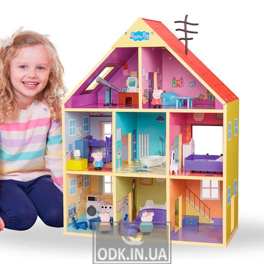 Peppa wooden game set - Peppa Deluxe Cottage