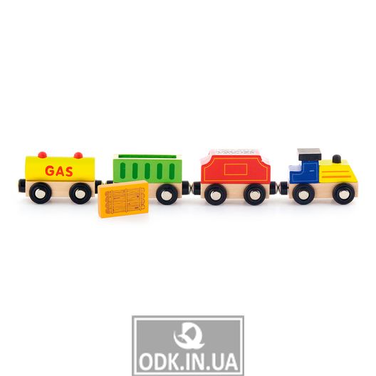 Set for the Viga Toys railway Freight train with fuel (50820)