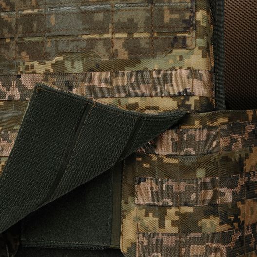 Тактичний жилет - плитоноска (чохол) Ares gen.2 зі швидким бічним і верхнім скиданням піксель (без плит) (00000001961)