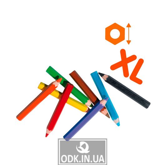 Набір кольорових олівців (8 кольорів)
