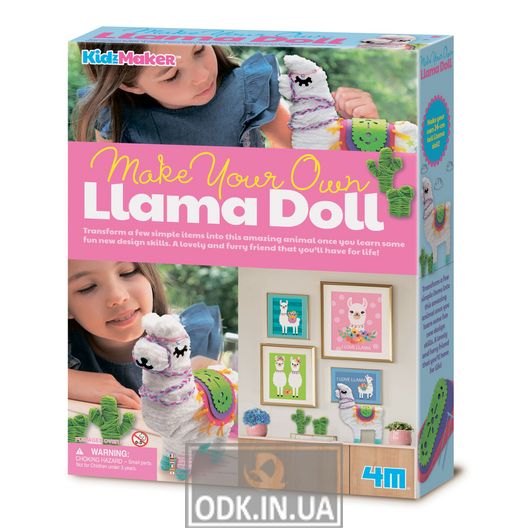 Набор для создания игрушки Лама своими руками 4M (00-04755)