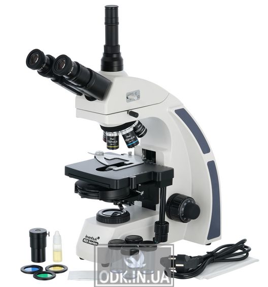 Levenhuk MED 45T microscope, trinocular