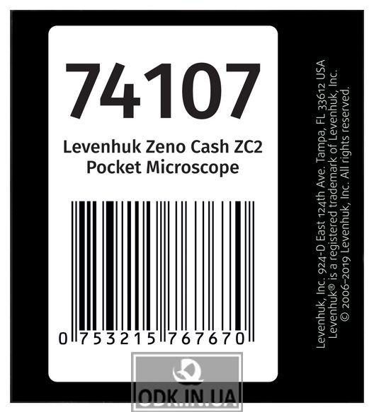 Pocket microscope for checking money Levenhuk Zeno Cash ZC2