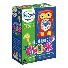 Навчальний годинник Gigo Сова, синій (8020)