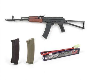 Комплект стрілецької зброї Airsoft Electric Gun AK-74 в зборі