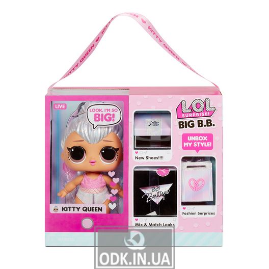 Набір з мега-лялькою L.O.L. Surprise! серії Big B.B.Doll" - Королева Кітті"