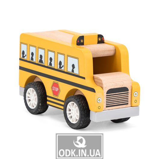 Wooden typewriter Viga Toys School bus (44514)