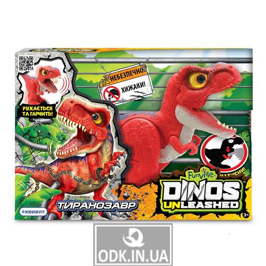 Інтерактивна іграшка Dinos Unleashed серії Walking & Talking" - Тиранозавр"