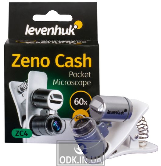 Pocket microscope for checking money Levenhuk Zeno Cash ZC4