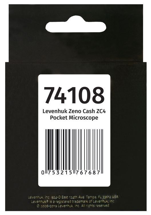 Мікроскоп кишеньковий для перевірки грошей Levenhuk Zeno Cash ZC4