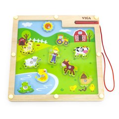 Magnetic Board Game Viga Toys Farm (50193)