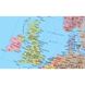 Europe. Political map. 65x45. M1: 10 000 000. Cardboard, planks (4820114952271)