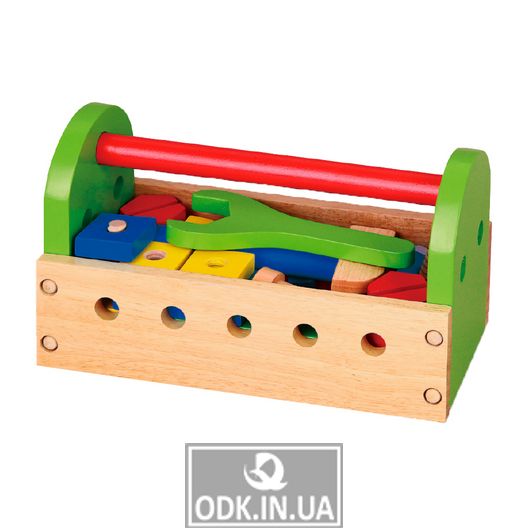 Wooden game set Viga Toys Toolbox (50494)