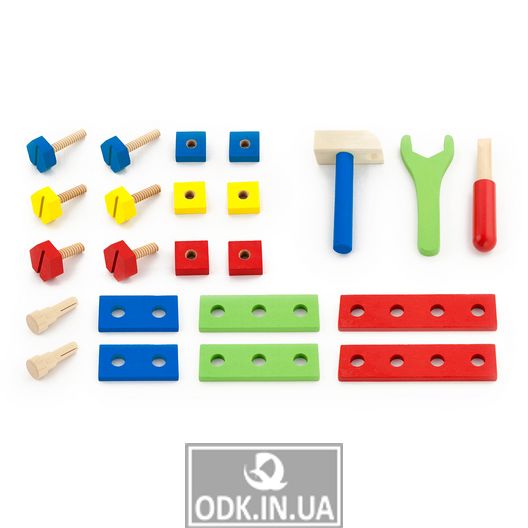 Деревянный игровой набор Viga Toys Ящик с инструментами (50494)