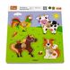 Wooden frame insert Viga Toys Farm animals (50839)
