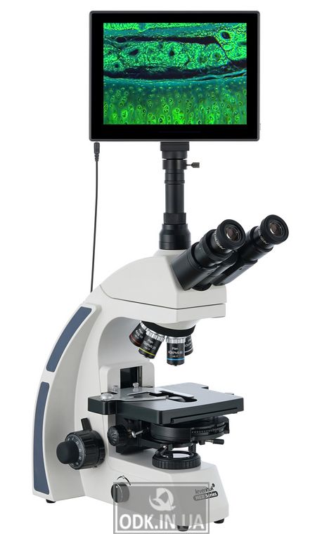 Мікроскоп цифровий Levenhuk MED D45T LCD, тринокулярний