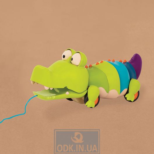 Іграшка-Каталка На Мотузочку - Крокодил Клац-Клаус
