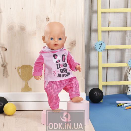 Набір одягу для ляльки BABY born - Спортивний костюм (рож.)
