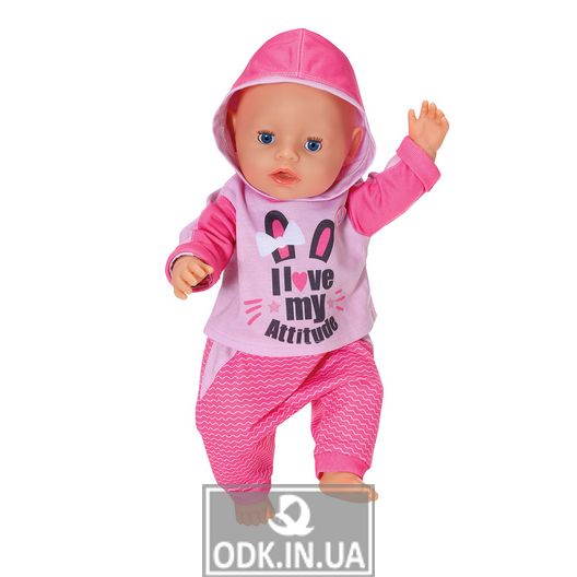 Набір одягу для ляльки BABY born - Спортивний костюм (рож.)
