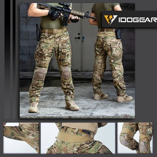 Штани IDOGEAR G3 V2 Combat Suit & Pants IG-PA3205 з наколінниками Multicam размер L, 27
