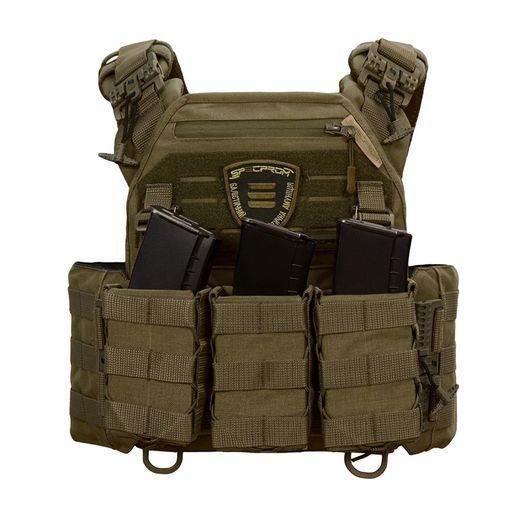 Плитоноска Warmor gen.3 Pro Олива. Система швидкого зняття. 3 підсумки
