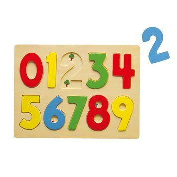 Дерев'яний пазл Viga Toys Цифри (58545)
