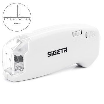 SIGETA MicroGlass 40x R/T зі шкалою