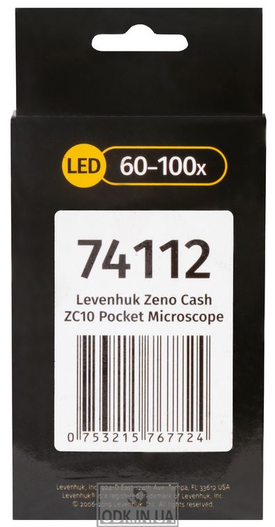 Pocket microscope for money testing Levenhuk Zeno Cash ZC10