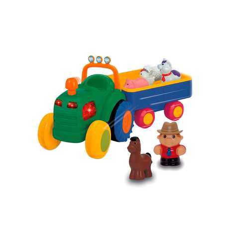 Happy baby farm sales tractor with trailer