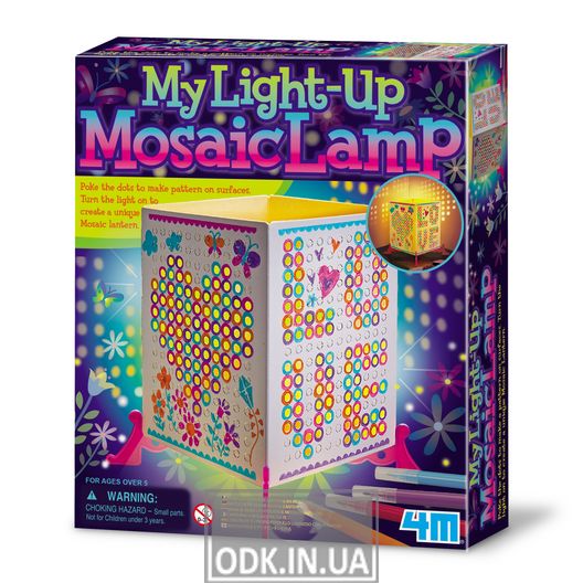 Set for creativity 4M Lamp mosaic (00-04618)