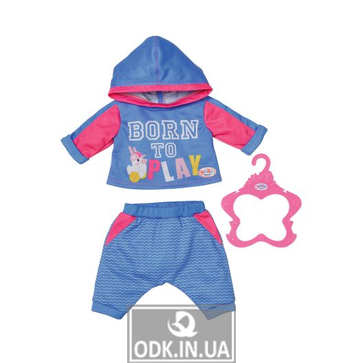 Набір одягу для ляльки BABY born - Спортивний костюм (блак.)
