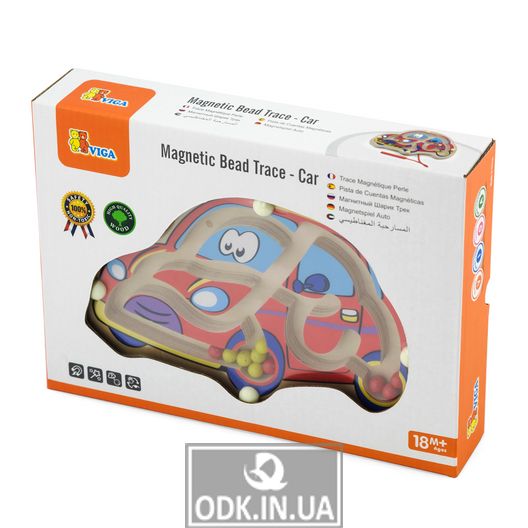 Магнитный лабиринт Viga Toys Машинка (50163)