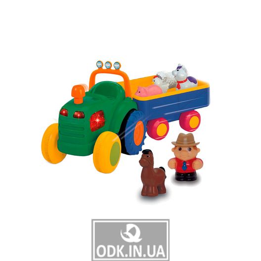 Toy On Wheels - Tractor With Trailer