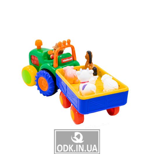 Іграшка На Колесах - Трактор З Трейлером (Українською)