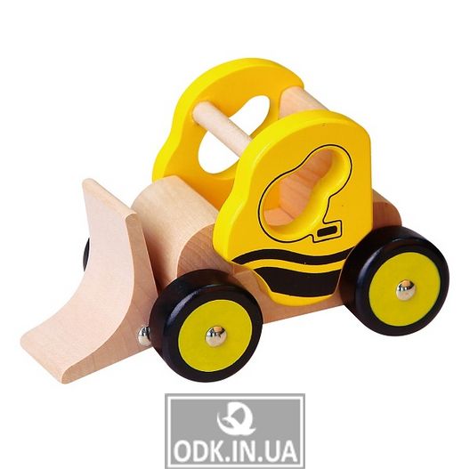 Дерев'яна іграшкова машинка Viga Toys Бульдозер (59672VG)