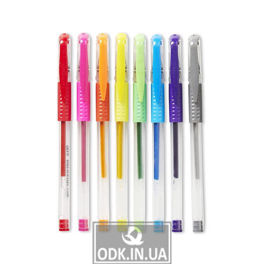 Set of fragrant gel pens - Shimmering colors